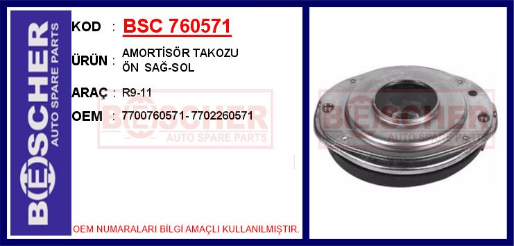 Amorti̇sör Takozu Ön Sağ-Sol R9-11