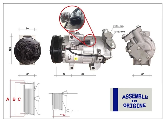 Kli̇ma Kompresörü Sifir Ürün Renault Clio IV 1.2 16v