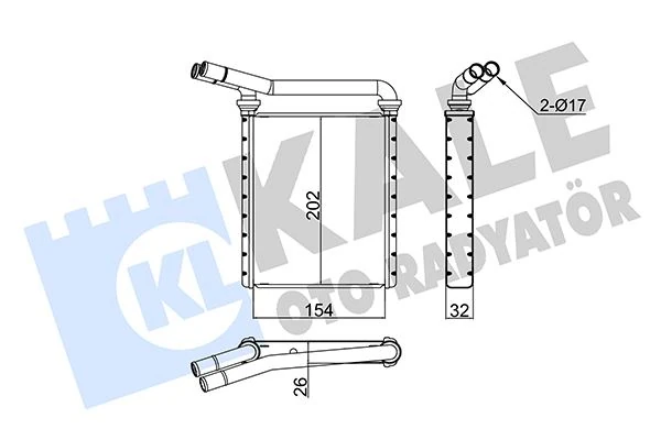 Kalori̇fer Radyatörü Toyota Auris. Corolla 1.4l Nde150 Nde180 07-> 1.6l Zre151 Zre181 Zre185 07-> 1.3 3l Nre180 12-> / Avensis Zrt270 Azt270 Adt270 09->-Alemi̇nyum