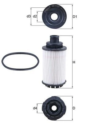 Yağ Fi̇ltresi̇ Antara-Insi̇gnia A-B-Zafira C 2.0 Dth B20dth-D20dth-Dtr