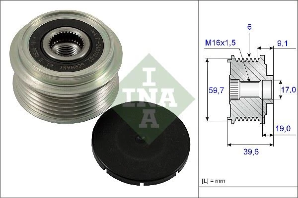 Alternatör Gergi Rulmanı Astra G-H-Corsa C-D-Meriva-Zafira 1.7cdti-Combo 1.7cdti 16v