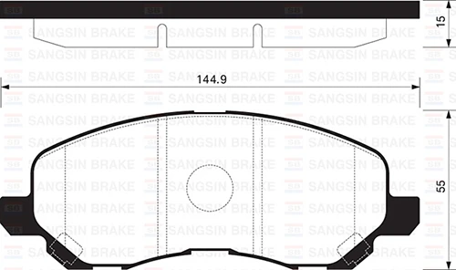 Ön Fren Balata Mitsubishi Asx 1.6l Dv6 Di-D Ga7w 15-> 1.6l 4a92 Euro5 10-> / Lancer 1.6l 4g18 Cs3a 03-08 1.3l 4g13 Cs3a 03-07 / Citroen C4 1.6l 1.8l Hdi̇ 12-> / Peugeot 4008 12->