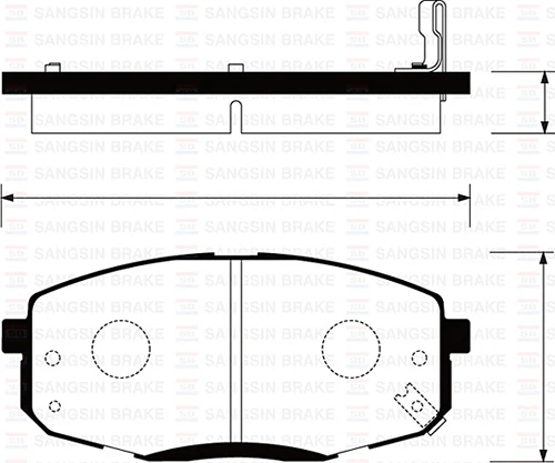Ön Fren Balata Hyundai İ30 1.6l D4fb Crdi Dizel 07-11 1.4l 1.6l Benzinli 08-> / Kia Cerato 1.6l Ben Zinli 10-> / Ceed 1.4l 1.6l Benzinli 07->