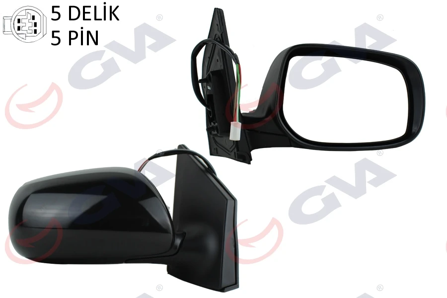 Dış Di̇ki̇z Aynası Sağ Corolla 08 Elektri̇kli̇ Isitmali Astarli Konveks 5 Fi̇ş Vm-6263nehpr