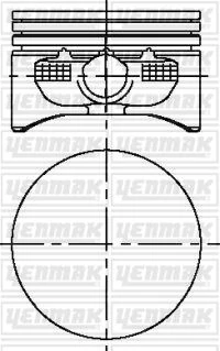 Motor Pi̇ston Segman 0.50 Astra-Meriva-Vectra-Zafira 99 > Y16 Xe/ Z16xe 79.0