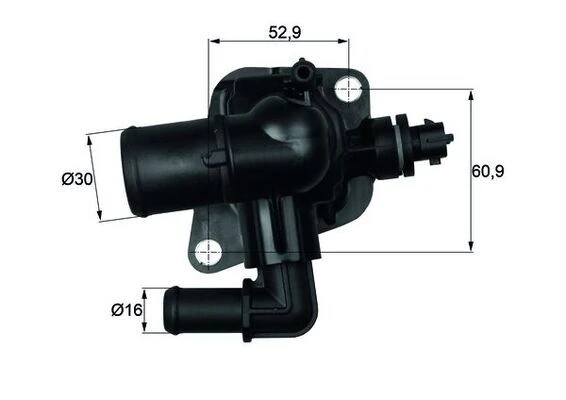 Termostat 88 Astra J-Corsa D-Corsa E-Meriva B-Combo D 1.3 A13dtc-Dte B13dtc-Dte Doblo-Fiorino-Panda-Punto-Egea Qubo 1.3d Multijet 10> Bipper-Nem0 1.3 Euro 5 Suzuki Swift