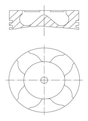 MAHLE Piston Segman CITROËN, FORD, PEUGEOT