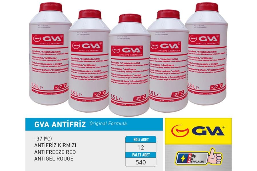 GVA Antifriz Kırmızı 1.5LT