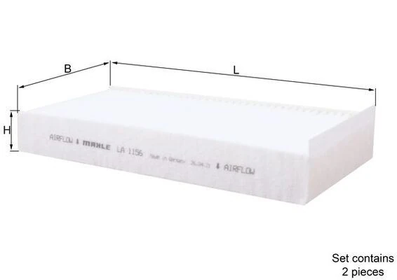 Polen Filtresi Takımı BMW F40 F44 F45 F46 F48 F39 . Mini F54 F55 F56 F57 F60