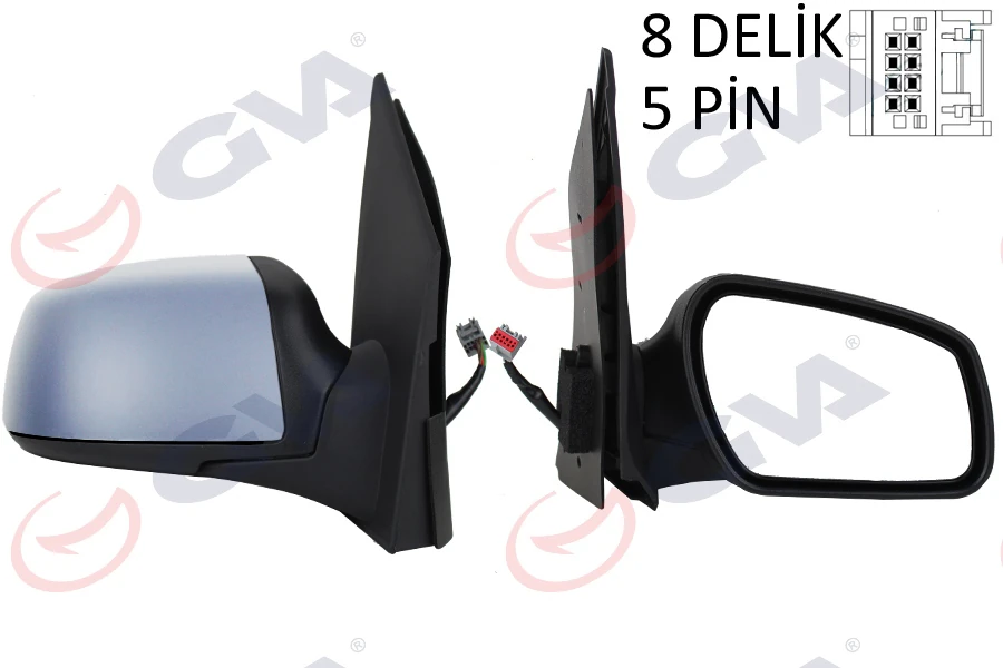 Dış Di̇ki̇z Aynası Sağ Ford Fi̇esta 05> Elektri̇kli̇ Isitmali Astarli 5pi̇n 5 Fi̇ş Vm-6312ehpr