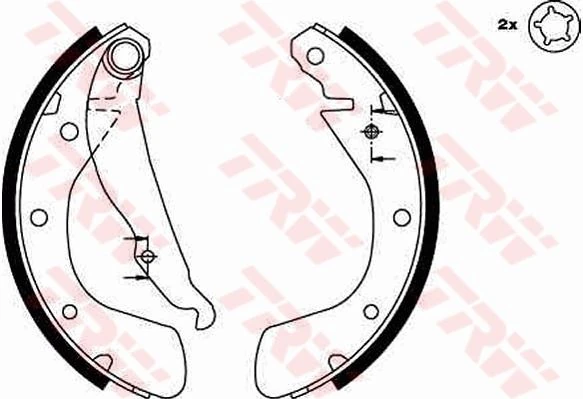 Arka Pabuç Balata Corsa B 3.93-9.00 Corsa C 00-12.09 Tigra 94-00 Astra F 92-9.98 200x28