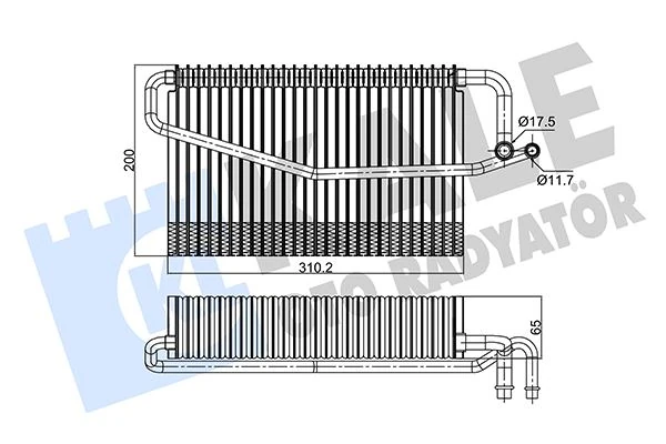 Evaporator Mercedes W203 Cl203 S203 C209 A209 W463