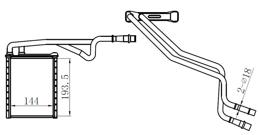 Kalorifer Radyatoru Brazi̇ng Courier 14> Ecosport 1.6tdci 13<17 B-Max 1.0 Ecoboost 1.5 1.6tdci 12>15