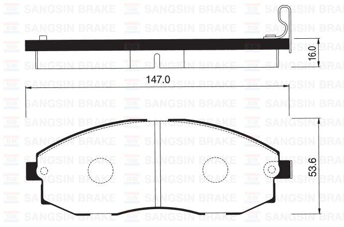 Ön Fren Balata Hyundai H100 Starex 2.5l D4bh Tc. Tci Panelvan 96-07