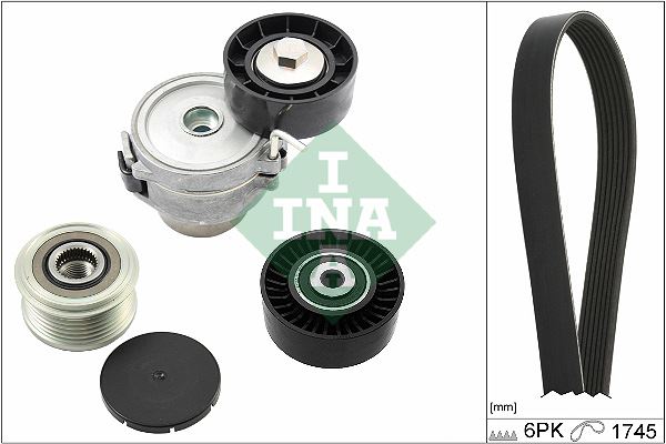 Kanalli V Kayis Seti Alternator Rulmanı Freelander 2 L359 2.2 Td4 Freelander 2 L359 2.2 Ed4 06>14 Ford Mondeo 5