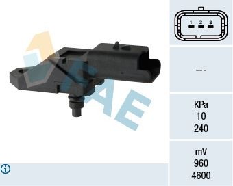 Emme Borusu Basinç Map Sensörü P206-P207-P307-P308-P407-P508-Partner-Berlingo-C2-C3-C4-C5-Jumpy-Expert-Xsara 1.6-2.0hdi̇ Focus-Kuga-Fiesta 1.6-2.0 Tdci