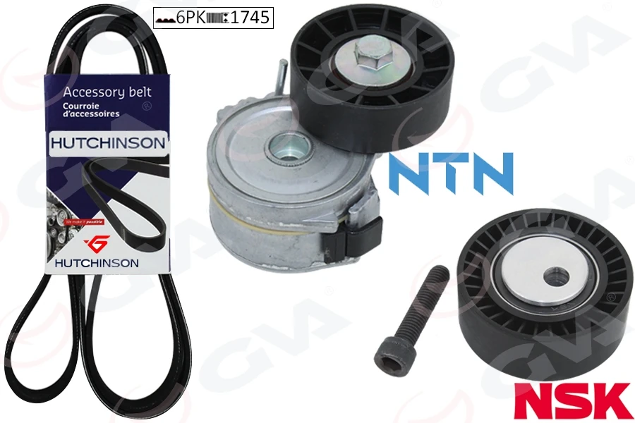 Alternatör Gergi̇ Ki̇ti̇ Kütüklü C5 01-04-Xantia 99-03-P206 00>p406 98-04-P607 2.0hdi̇ K026pk1745