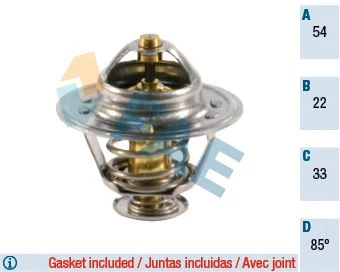 Termostat 85c Corsa B-C-Astra F-G-H-Combo-Vectra B 1.7 Dti-1.7 Cdti