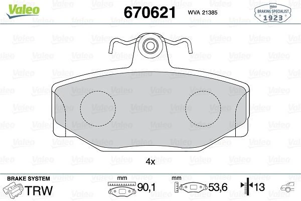 Arka Balata Volvo V70 2.0t 2.3 2.5 97-3.00 Xc70 2.4t 97-9.02 S70 98-99 740 760 780 940 S90 V90
