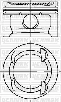 Pi̇ston Segman Std Astra J-Corsa D-E Meriva B-Adam-Aveo 1.4 16v A/b14xer-Xel-Xfl-Xej 73.40mm