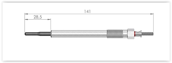 Kızdırma Buji̇ Volvo C30d C70d S40 S60 24d S80 2.4d D3 D5 V50 V60 Xc90 Xc60 Xc70 İx55 3.0crdi