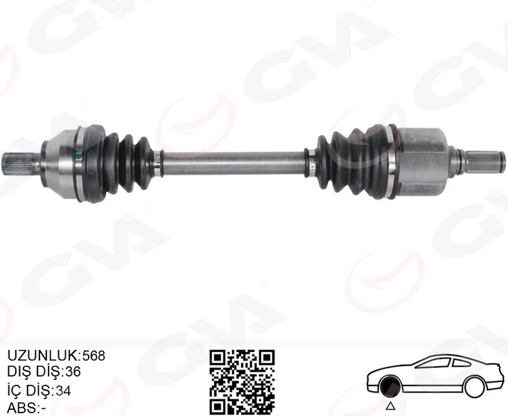 Ön Aks Komple Sol Focus II 04>09 1.6 Tdci CVT Otom. Dizel