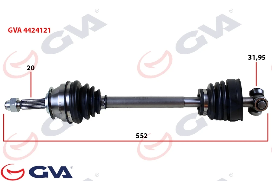 Komple Aks Sol Uno 70 1.4i 94-00 552mm