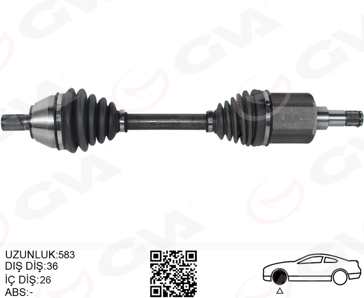 Ön Aks Komple Sol Volvo C30 10> D2 S40 II 10> D2 V50 10> D2 Mekani̇k Şanzıman 6 Vi̇tes