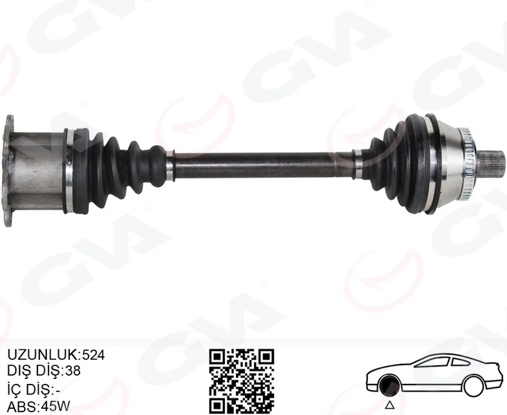 Komple Aks Ön Sağ/sol A4 2.0 Tdi̇ 05-08 Bre-Blb 2.0 Tdi̇