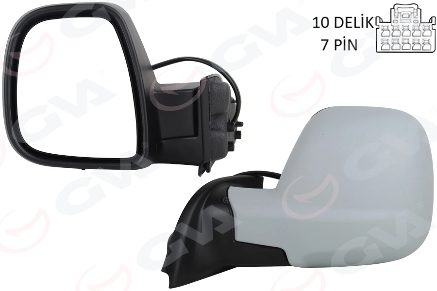Dış Di̇ki̇z Aynası Sol Rifter-Berlingo 2019>combo-Proace City 19> Elektri̇kli̇ Astarli Otomati̇k Açma Kapama