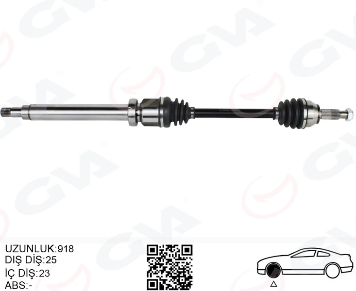 Ön Aks Komple Sağ Fiesta V 1.4 Tdci 02 08 Fuison 1.4 Tdci Fiesta Vii 08 12 1.25-1.4tdci-1.5 Tdci-1.6 Tdci B-Max 14 1.4ti