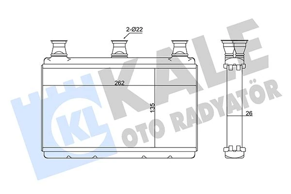 Kalorifer Radyatoru BMW E60 E63 E64