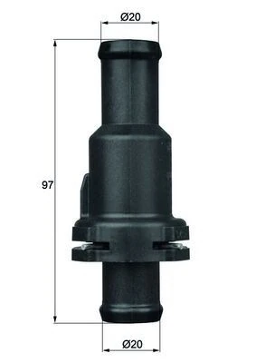 Termostat Komple 75c Golf 5-6-Jetta-Passat-Scorocco-Tiguan-A3-Leon 04-11 1.4tsi-2.0tdi Bmy-Blg-Cff
