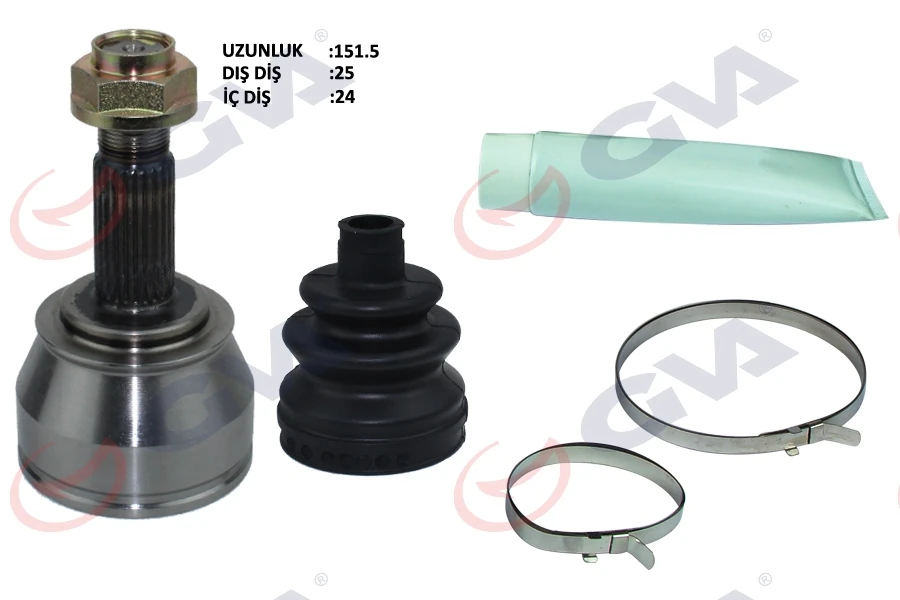 Aks Kafasi Dış Ön Doblo 1.9 Jtd 01-Doblo-Albea 1.3 Mtj 05-25x24x51 152mm