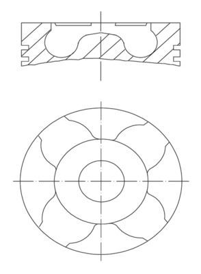MAHLE Piston Segman CITROËN, PEUGEOT