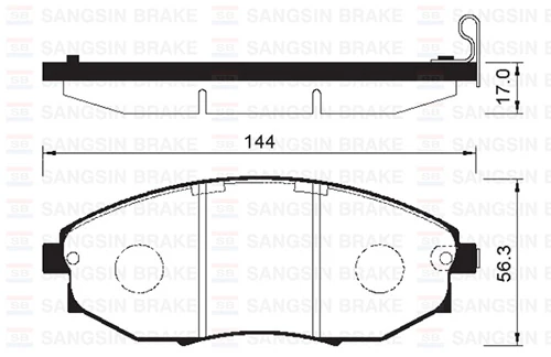 Ön Fren Balata Chevrolet Epica 2.0l 2.5l 06->