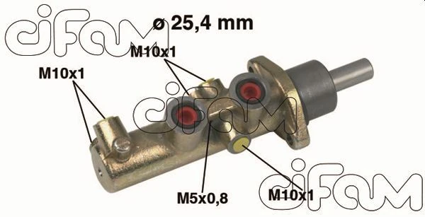 Fren Ana Merkez Ducato-Jumper-Boxer 94>00 1.9-2.0-2.2-2.5-2.8 Hdi 25.4 Mm