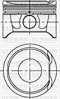 Motor Pi̇ston Segman Laguna-Megane-Clio II 1.6 16v K4m 700-710-720 . 79.50 Çap Std