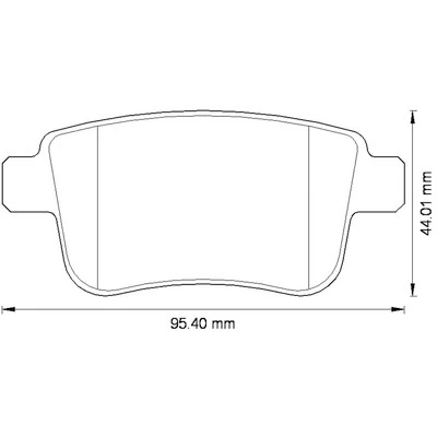Fren Balatasi Arka Mercedes Citan W415 12 . Renault Kangoo II 09