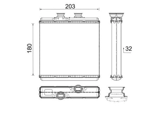 Kalorifer Radyatoru Mercedes W204 W212 C218 R231 C190 R197