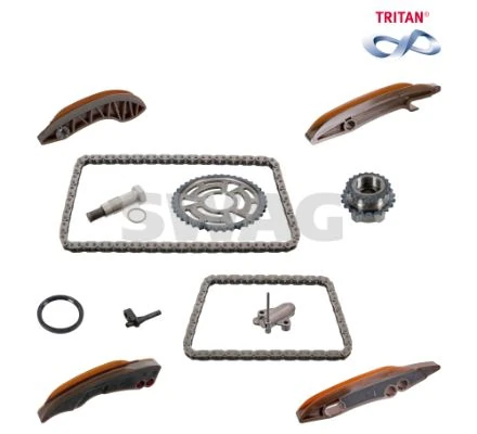 Eksantrik Zincir Seti Alt Üst BMW B47 N47 F10 F20 F30 G30 F40 F44 F45 F46 F32 F33 F34 F36 F48 F39 F25 F26 Febi 174020