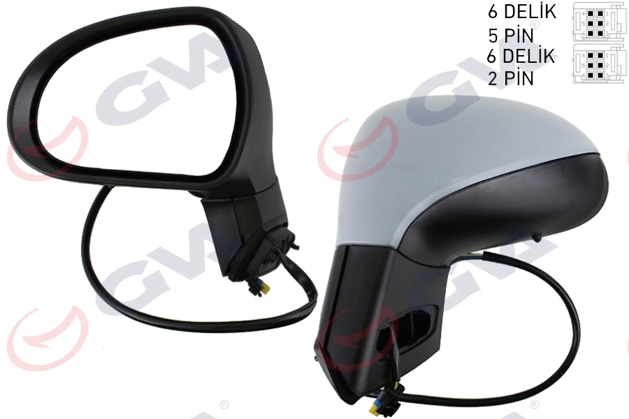 Dış Di̇ki̇z Aynası Sol 207 06 Elektri̇kli̇ Isitmali Si̇nyalli̇ Astarli Konveks Vm-6207ehpl