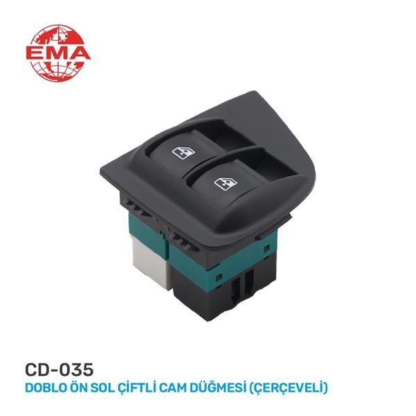 Cam Açma Anahtari Fiat Doblo 05-Sol Çi̇ftli̇-Çerçeveli̇