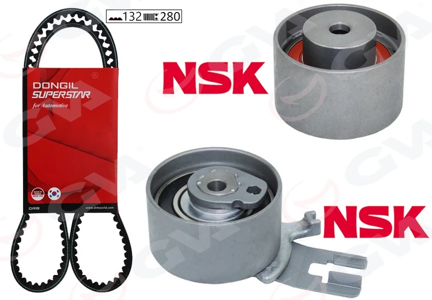 Eksantri̇k Gergi̇ Ki̇ti̇ 132x280 Volvo C30 C70 S60 S80 V70 > Xc60 Xc70 Xc90 2.4tdi 20v K015580xs