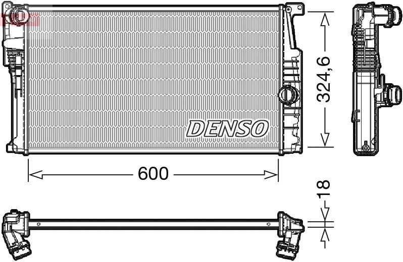 Motor Su Radyatoru BMW N13 N47 B37 B47 F20 F21 F22 F23 F30 F31 F34 F35 F32 F33 F36