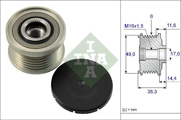 Alternator Kasnagi BMW E81 E87 E46 E90 E60 E64 E63 E65 E84 E85