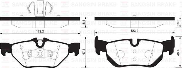 Fren Balatasi Arka BMW E81 E82 E87 E88 E90 E91 E92 E93 F30 F35 E84