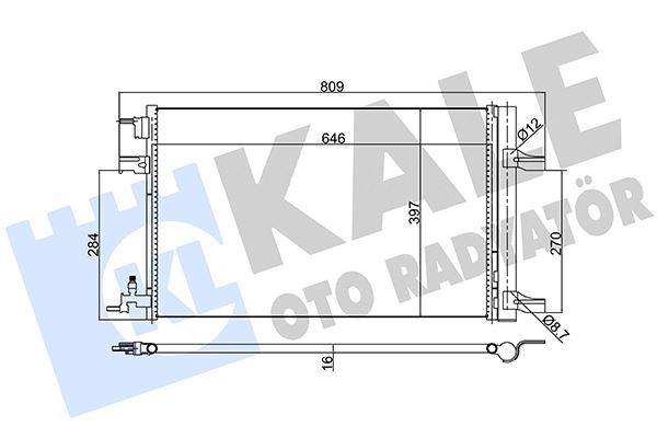 Kli̇ma Kondenseri̇ Radyatörü-Otomati̇k Astra J-Zafira C-Cruze 1.4-1.6-1.7-2.0