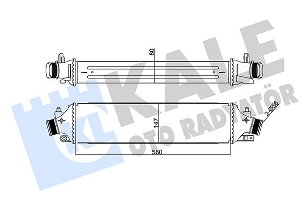Turbo Radyatörü İntercooler Alfa Romeo Giulietta 10 20 1.4 Tb 1.8 Tb 2.0 Jtdm