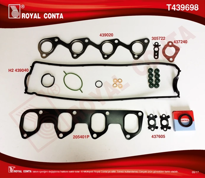 Motor Üst Takım Conta Reinz Keçeli̇ S.lasti̇kli̇ Connect 1.8 Tdci 02>14 Focus I 98>04 1.8 Td